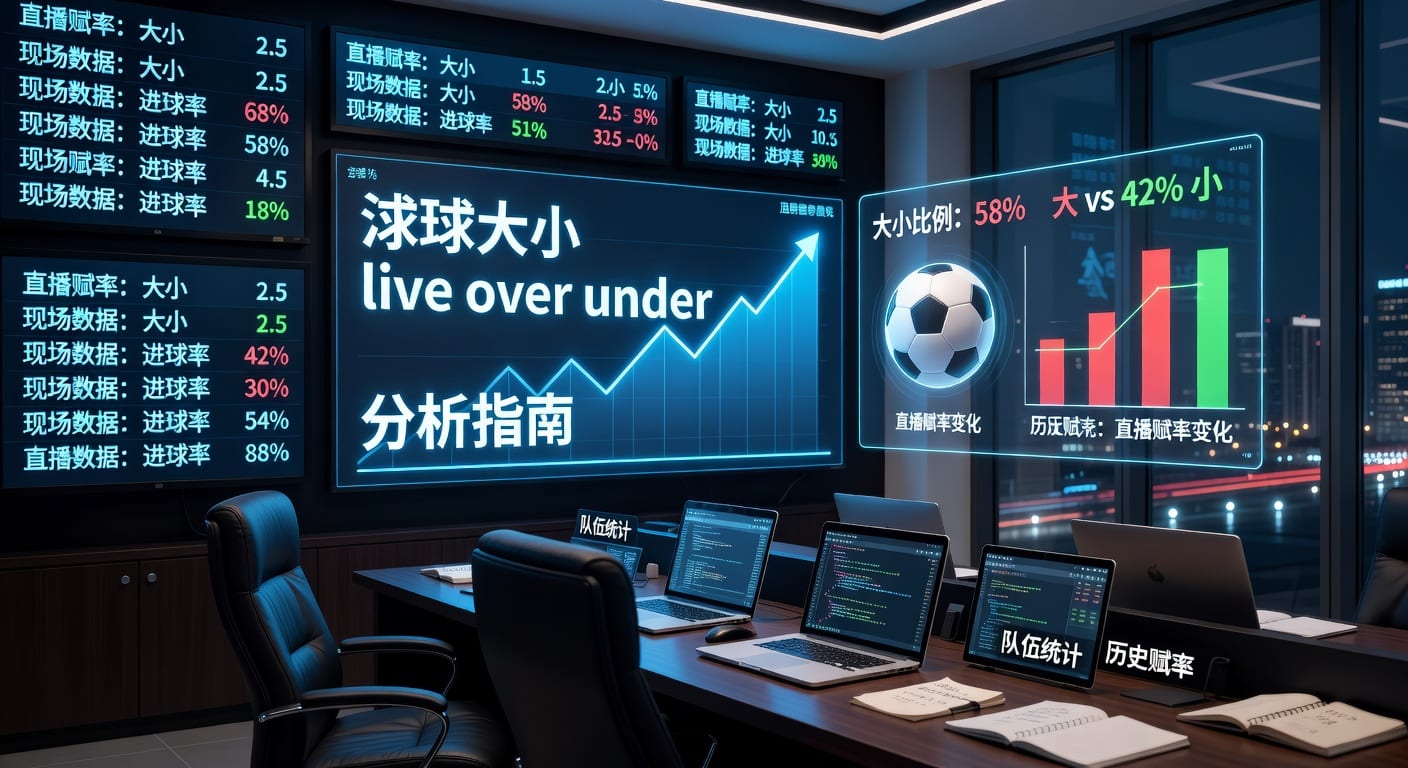 滚球大小 live over under｜实时进球与赔率判断