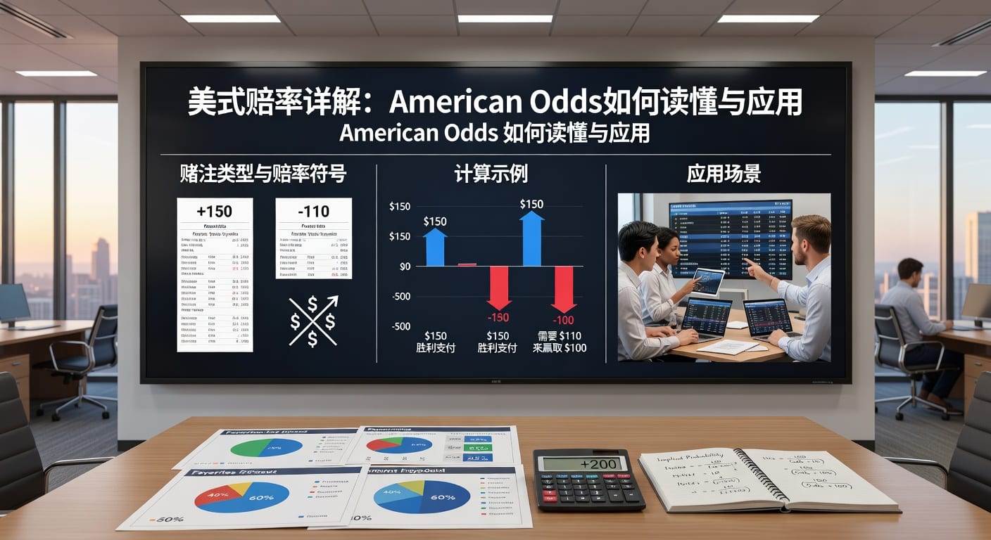 美式赔率 American Odds 实战换算与投注技巧｜赔率体育官网