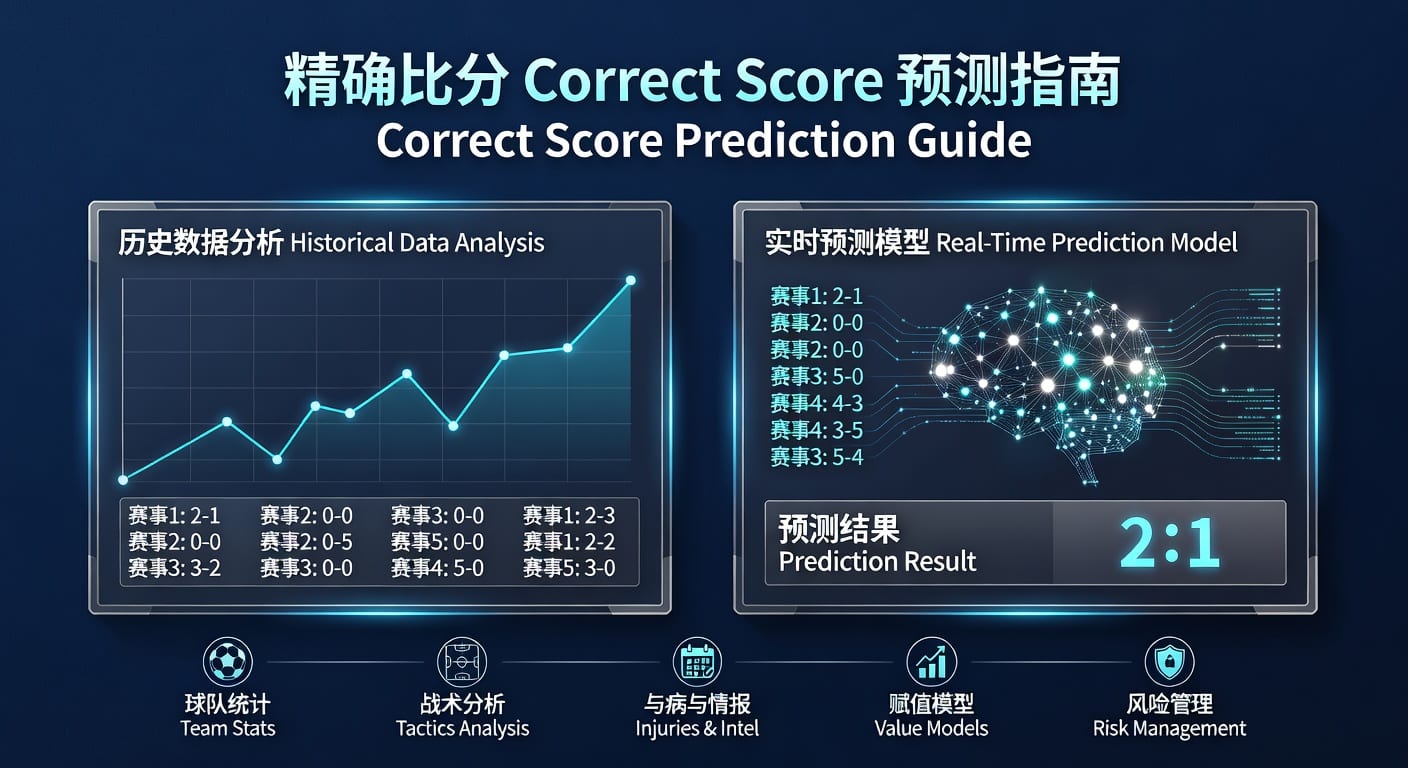 精确比分 correct score 赛前判断方法